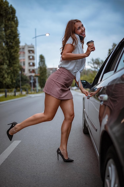 Best of Driving in short skirts