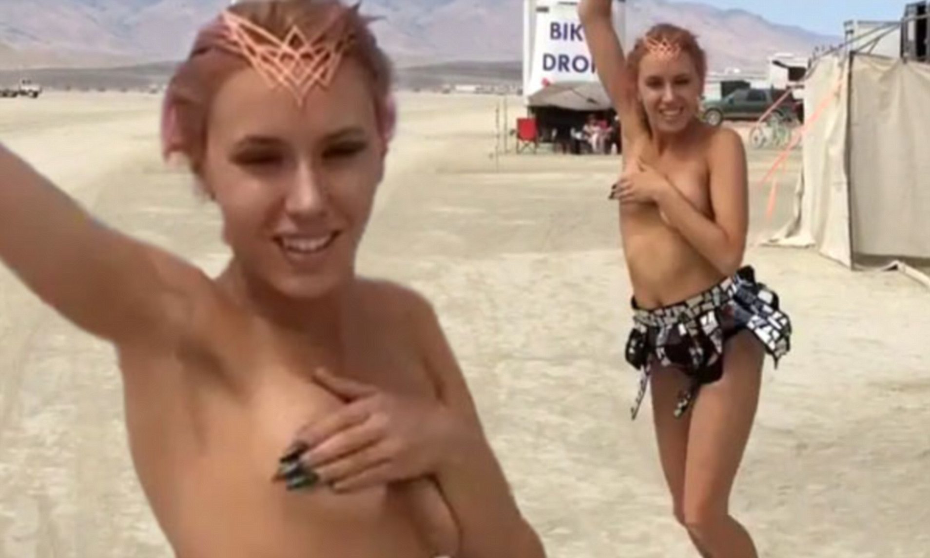 alex bradshaw share naked burning man chicks photos