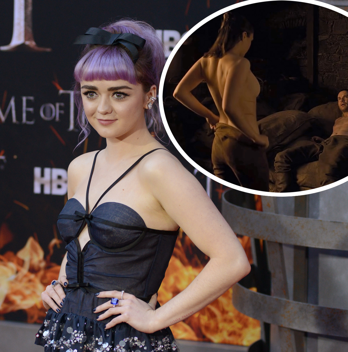 Maisie Williams Topless Scene a igfap