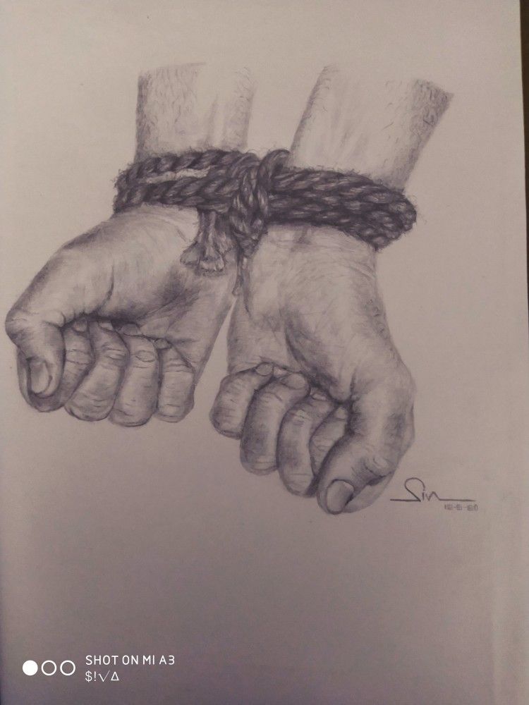 andrew ca recommends hands tied behind back drawing pic