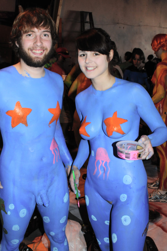 Best of Totally nude body paint