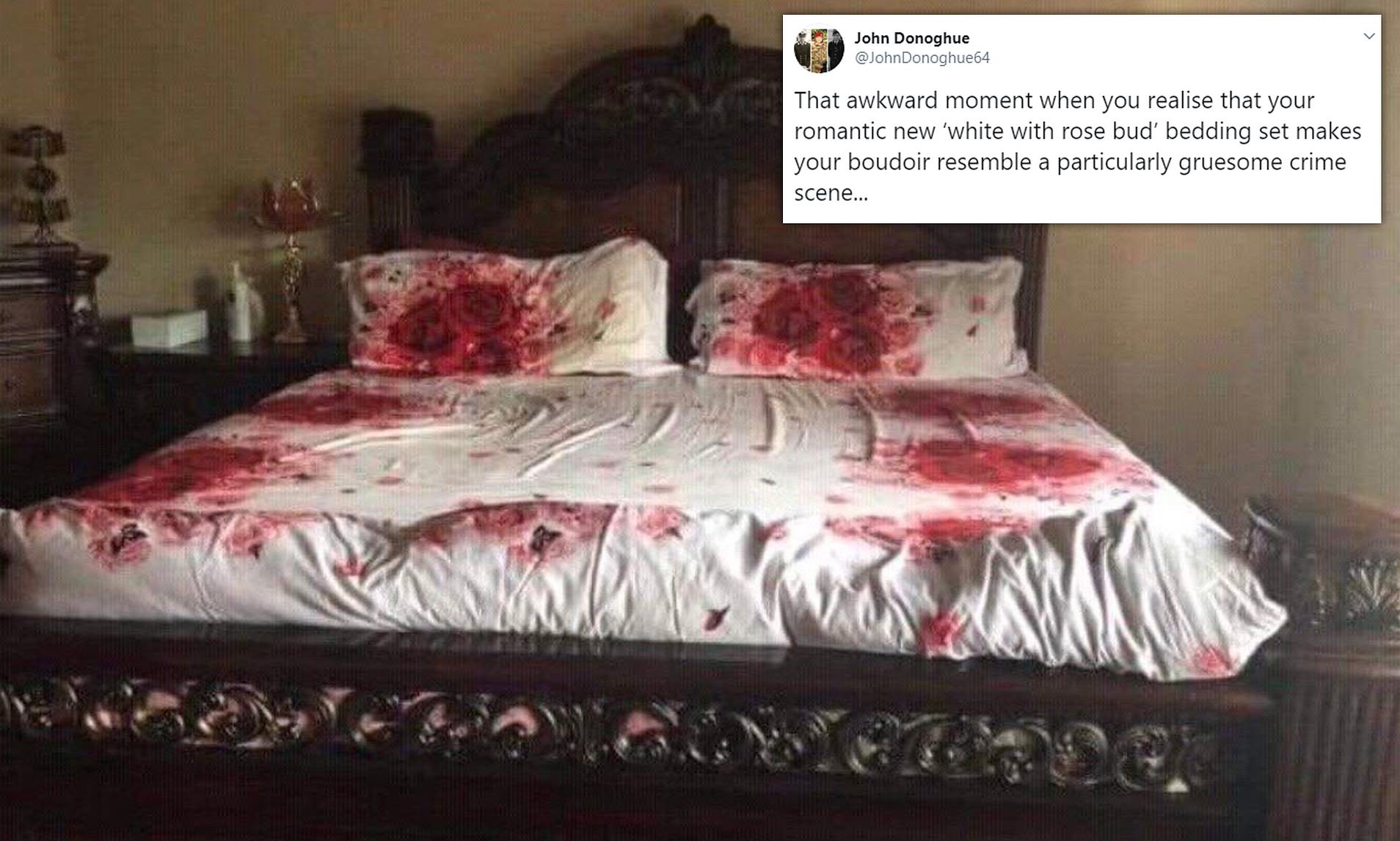 ash suleman add romantic rose petals on bed meme photo