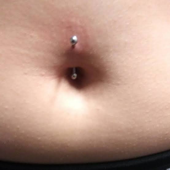 cris raymundo add belly button piercing on fat stomach photo