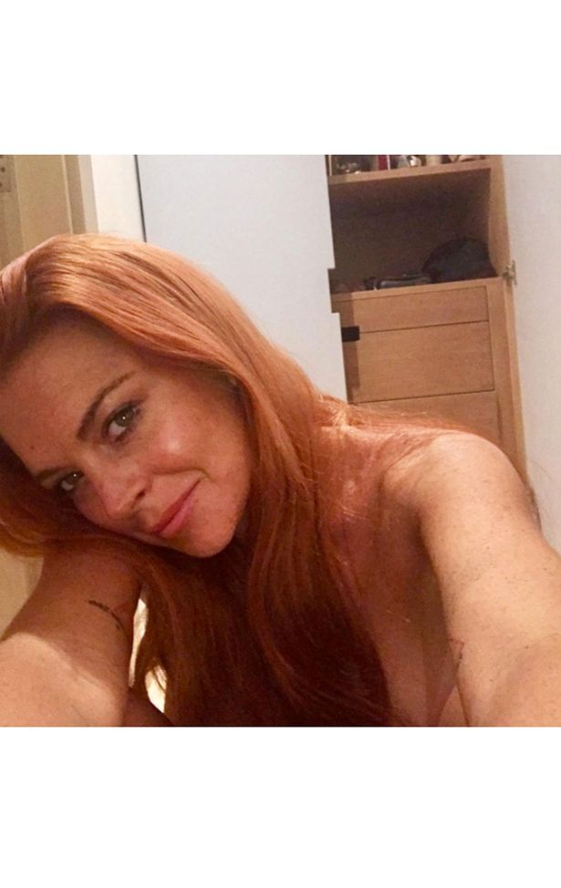 asaf lazar recommends lindsay lohan topless snapchat pic