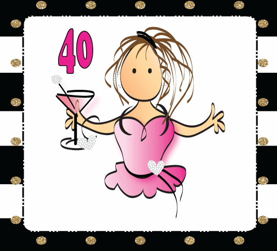 colleen cole recommends Happy 40th Funny 40th Birthday Gif