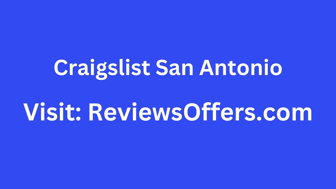 aaron scovel recommends San Antonio Craiglist