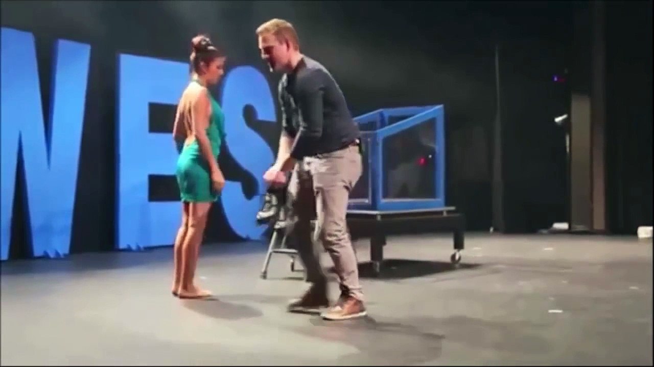 woman stripped on stage