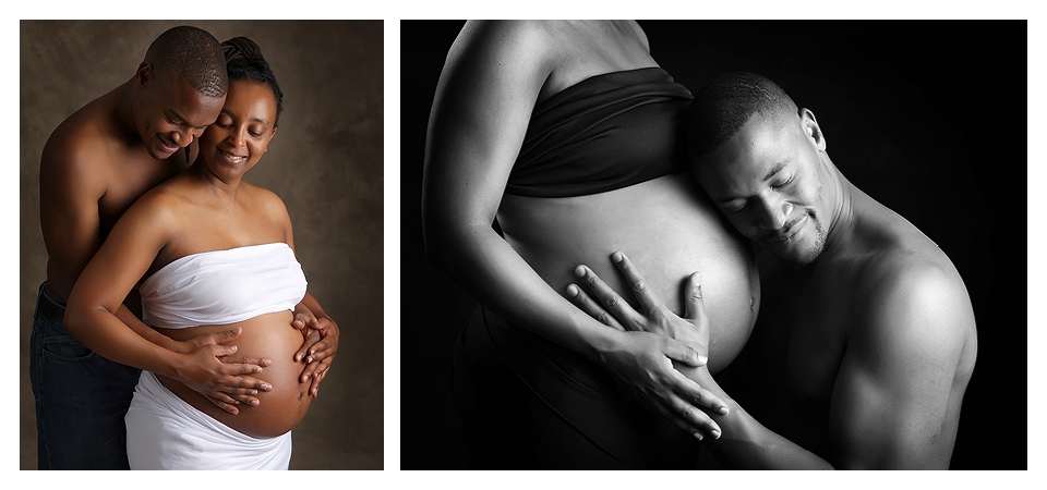black couple pregnancy pictures