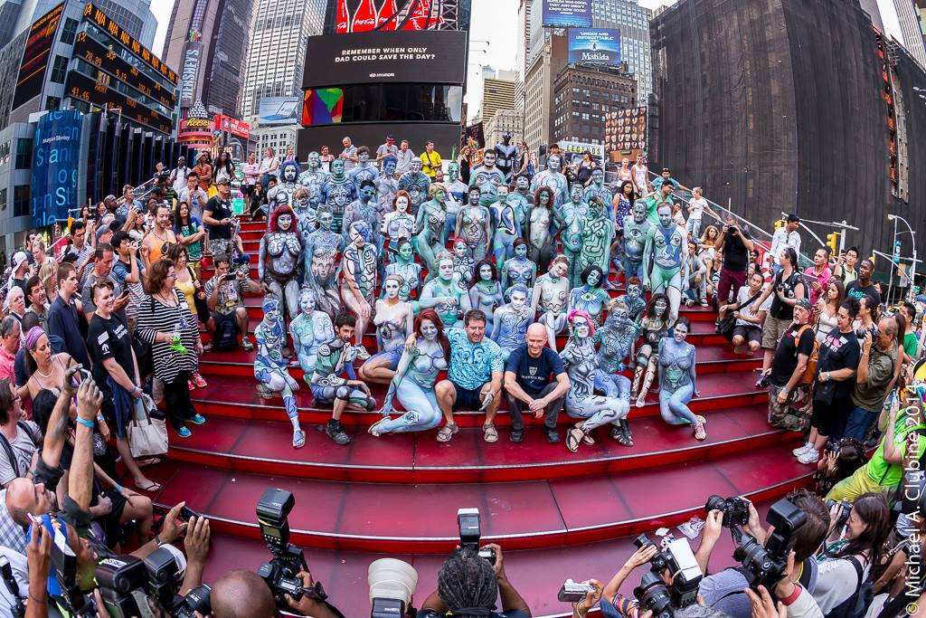 dejan stankovski recommends body painting nyc times square pic