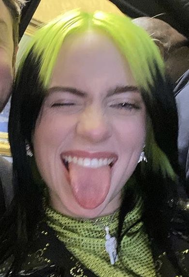 craig royer share billie eilish tongue out photos