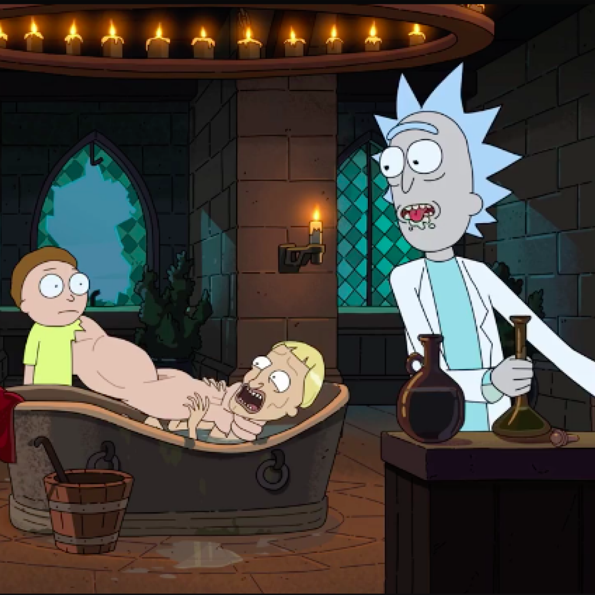 rick and morty nudity