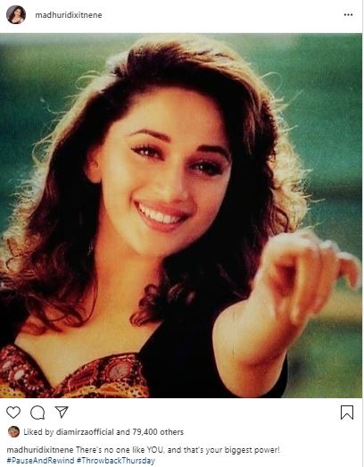 madhuri dixit old photos