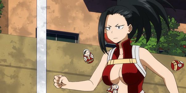 my hero academia momo boobs