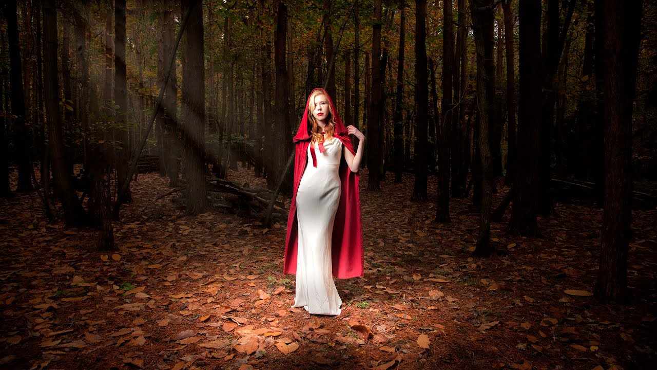 little red riding hood photoshoot