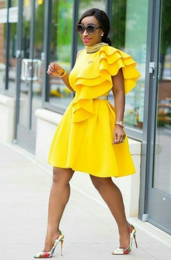 Best of Heels for yellow dress