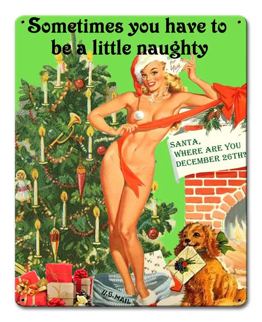 vintage christmas pin up girl images