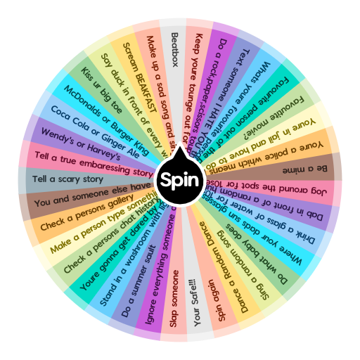 bob yarnell recommends truth or dare spinner wheel pic