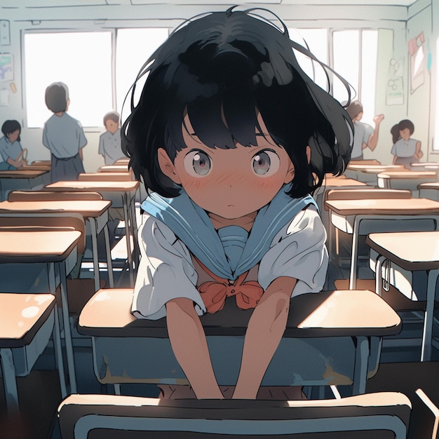 abbey walsh add anime girl in class photo