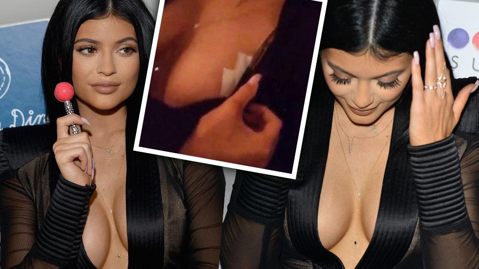 chuck newberry recommends kylie jenner boob tape pic