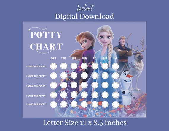 Frozen Potty Training toilet voyeur