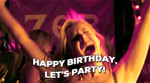 cody leone recommends Happy Birthday Party Girl Gif