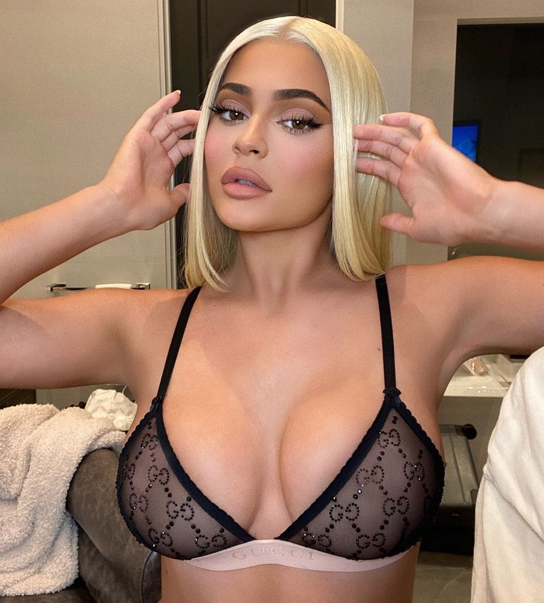 denard gibson add kylie jenner lingerie pics photo