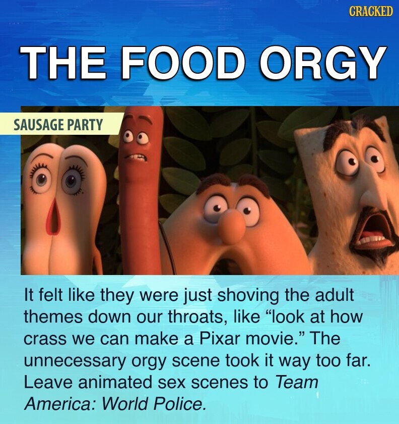 debra lockridge recommends orgy in sausage party pic
