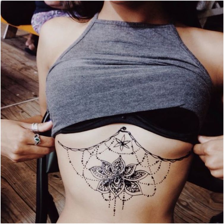 Best of Tattoos under breast tumblr