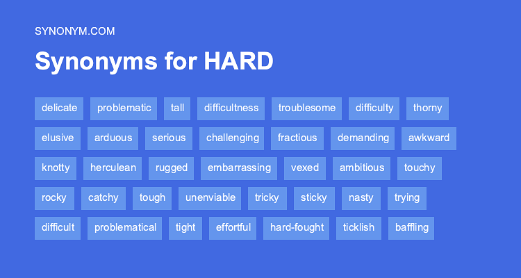 Best of Synonym for hard core