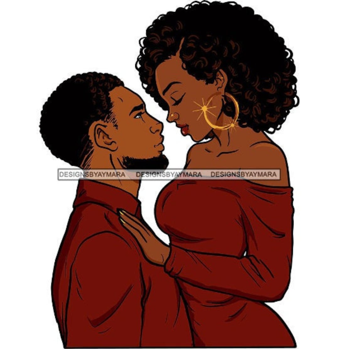 Black Couples Cartoon finition nantes