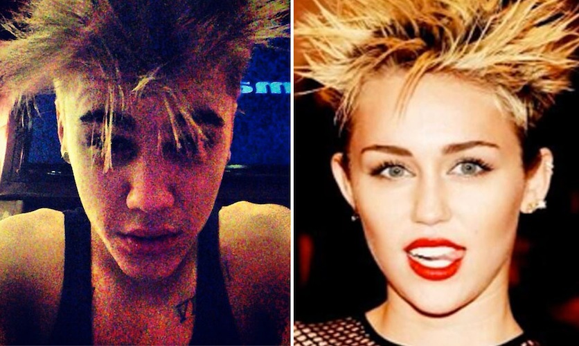 caleb dahl share miley cyrus look alike photos