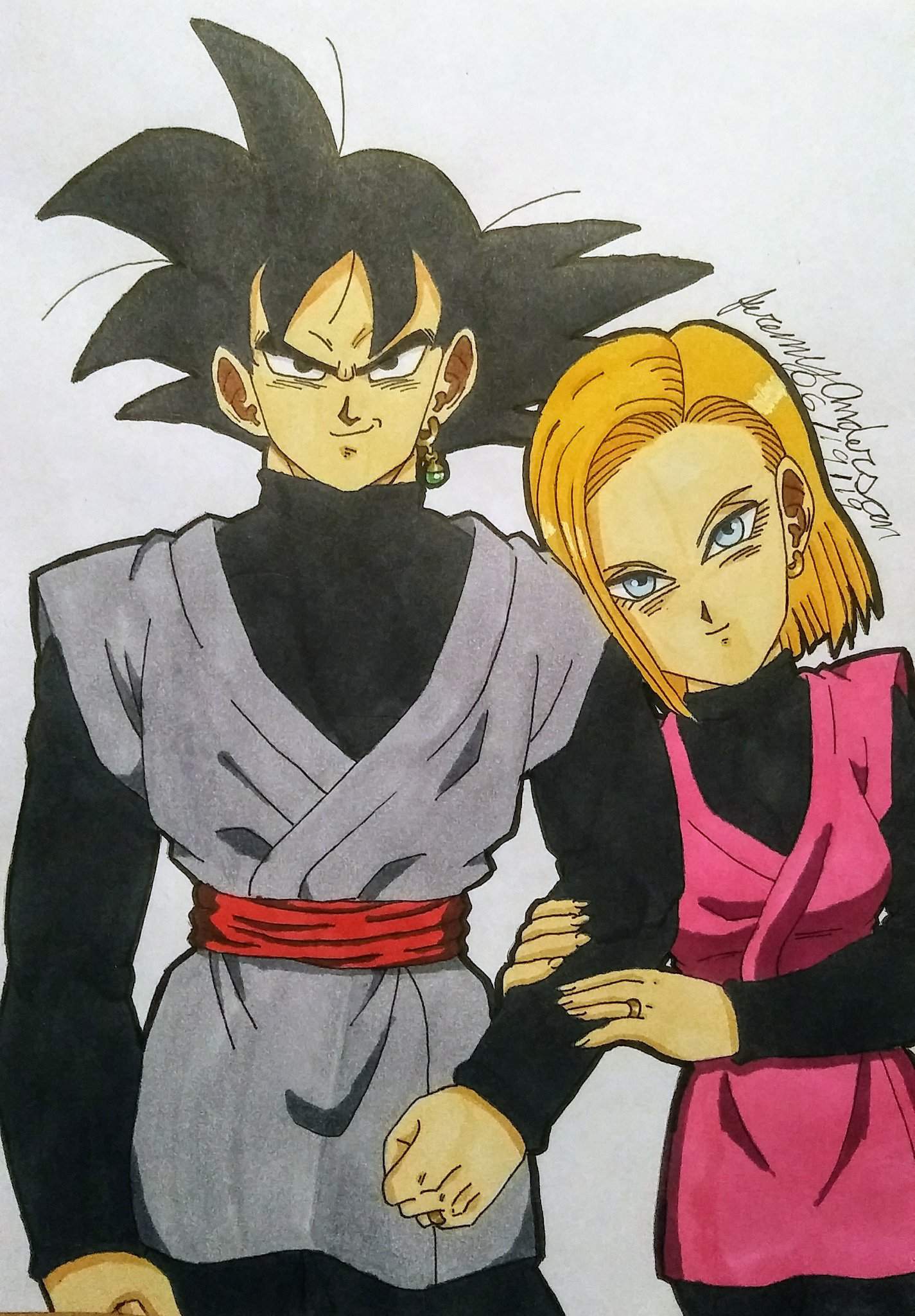 goku x android 18