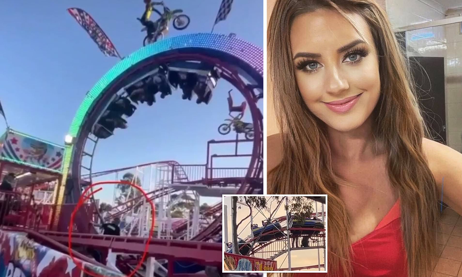 charles latimore add girls flashing on rollercoaster photo