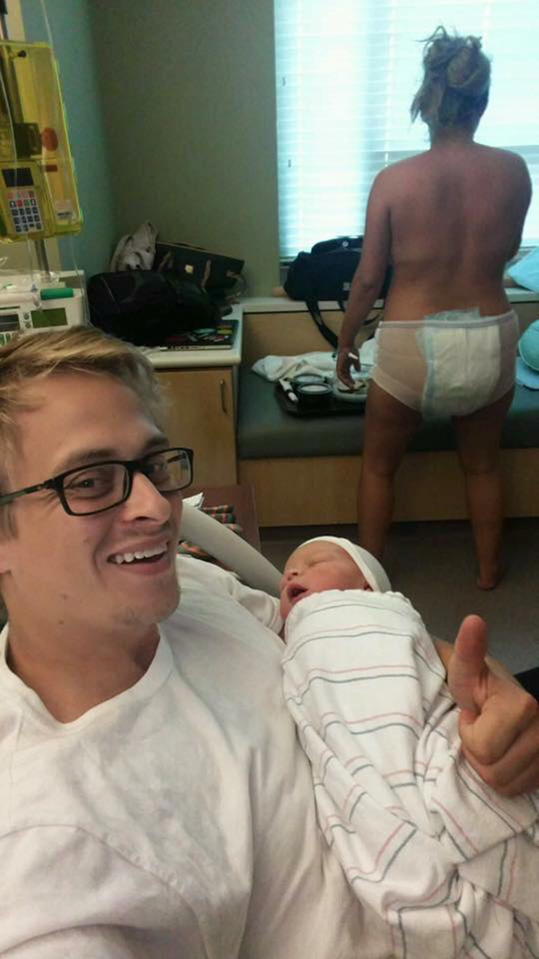 andre auclair add mom in underwear photo