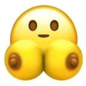 big boob emoji