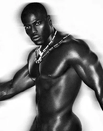 dark black men nude