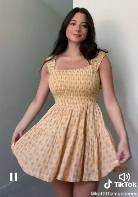 collette weaver recommends big tits sun dress pic