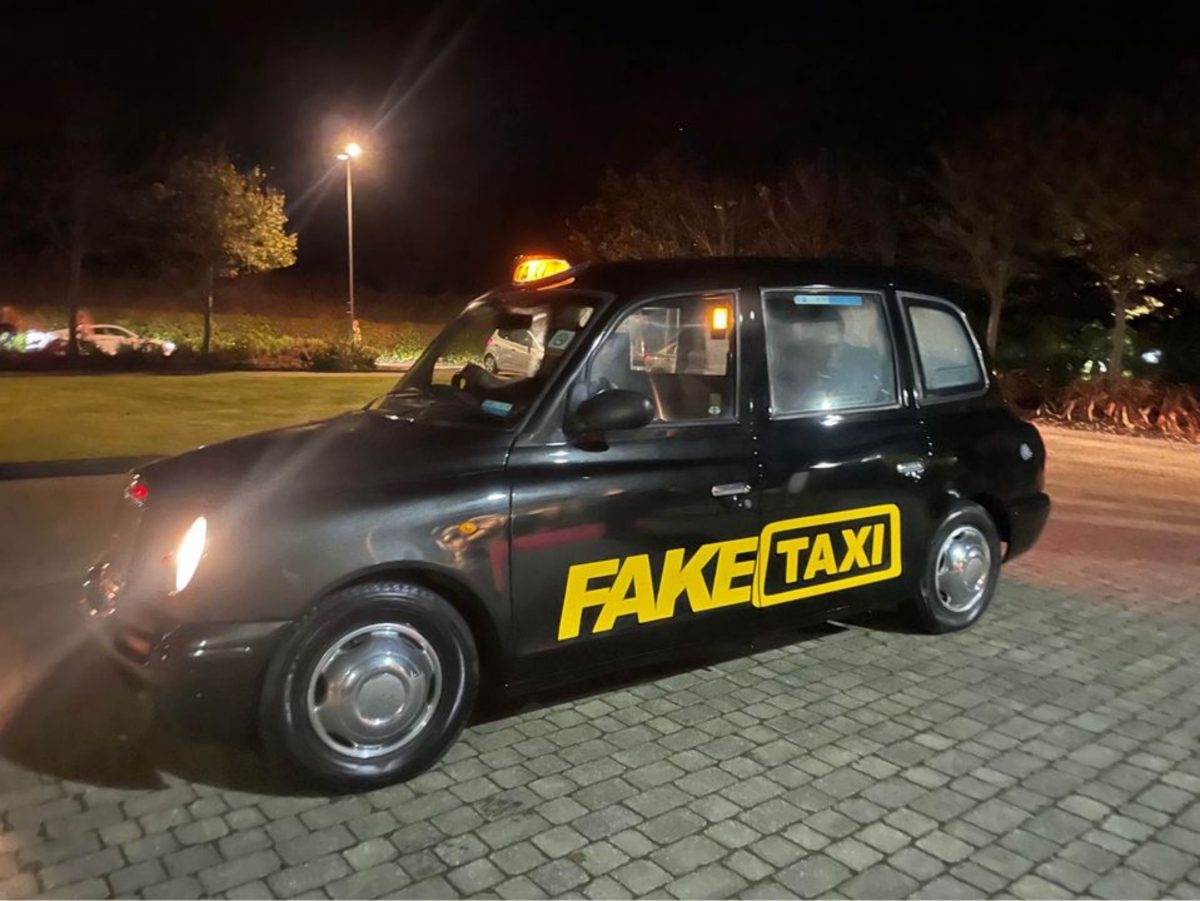 brooke bramlett add photo fake taxi car