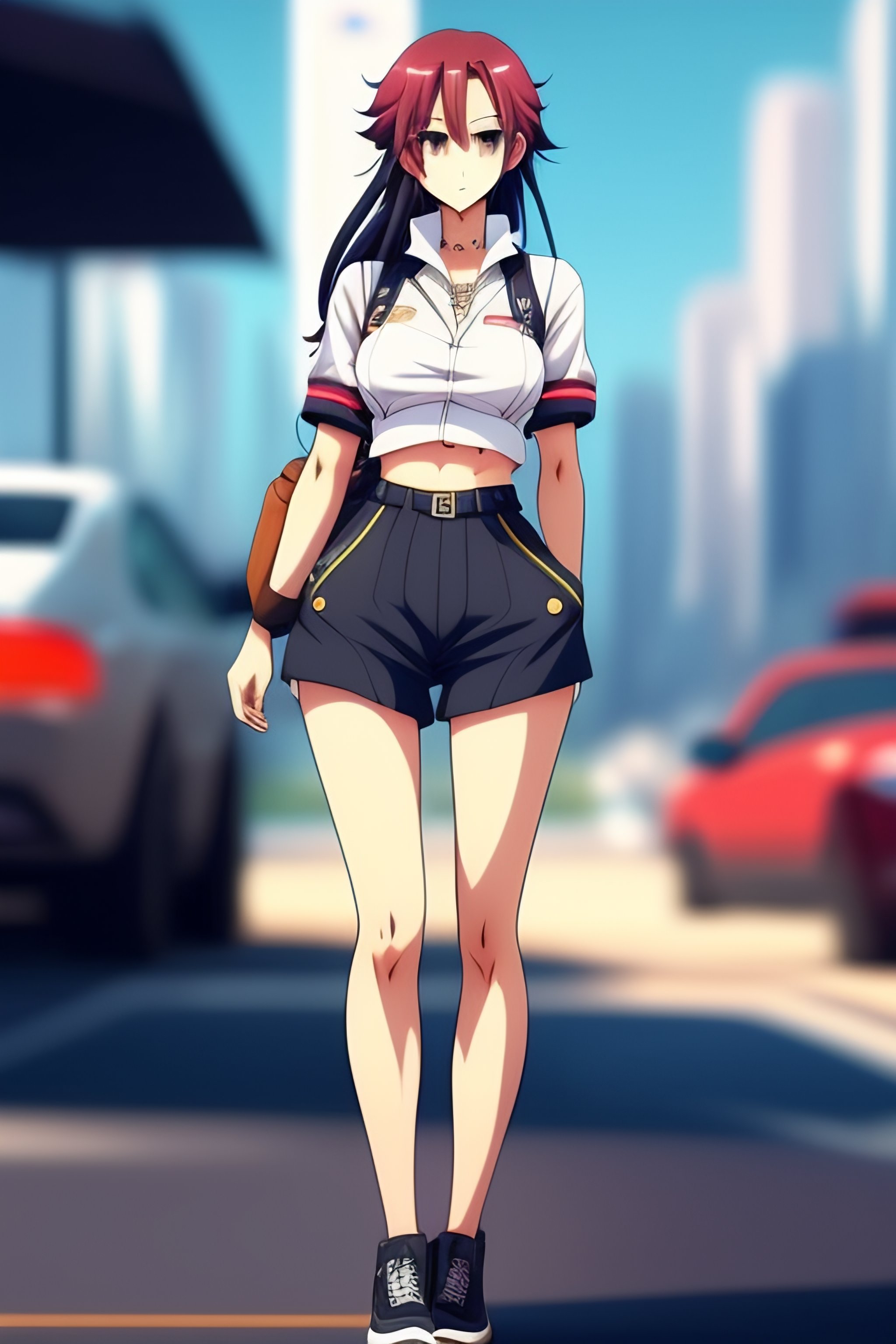 Best of Anime girl wearing shorts