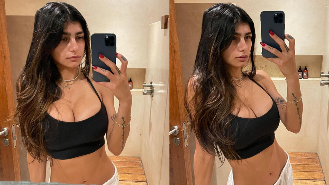 dinie safwan recommends mia khalifa look alike pic