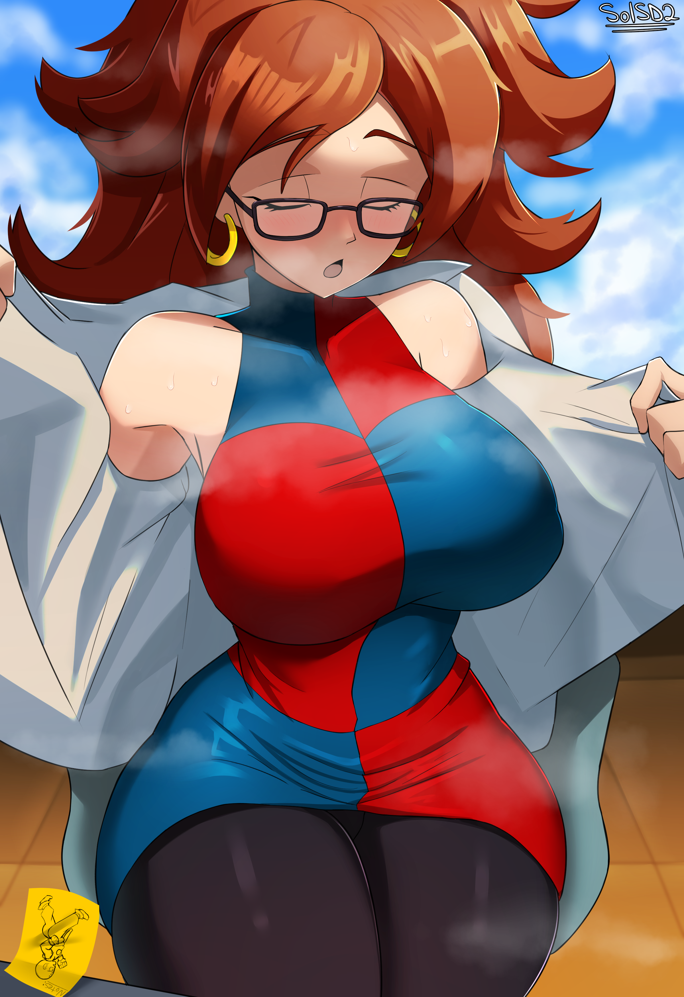 david standage add dragon ball android 21 sexy photo