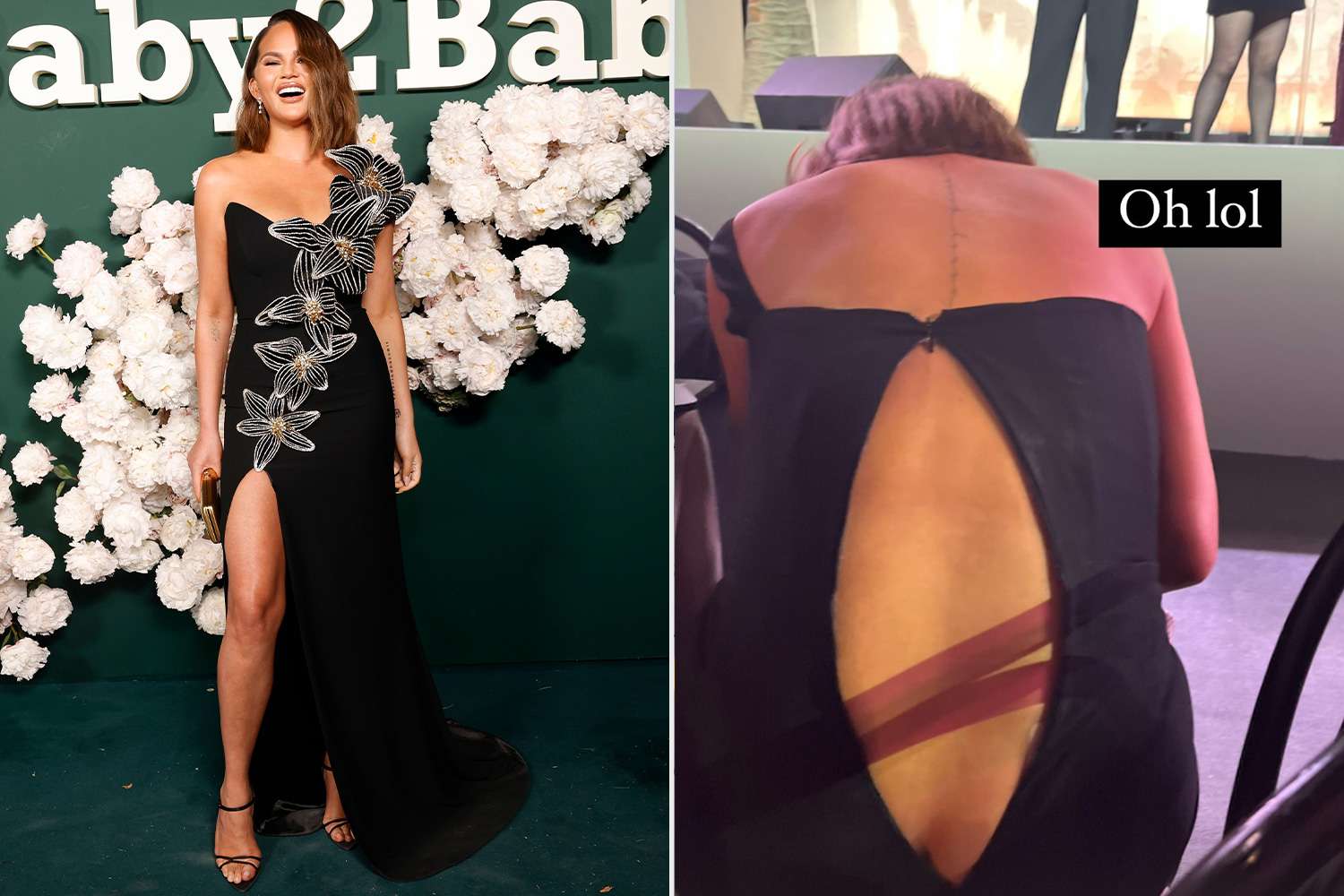 Best of Teigen wardrobe malfunction nsfw