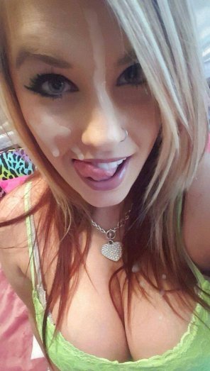 ali golestan recommends blonde teen cum facial pic