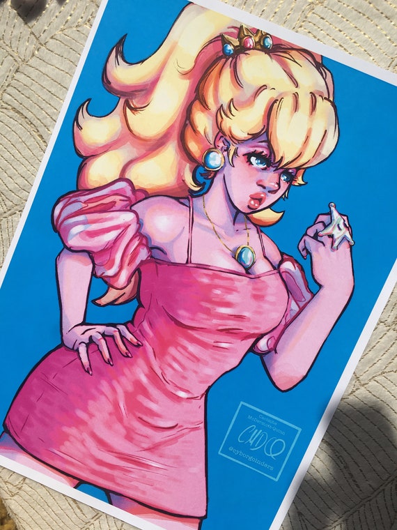 brett dykes add photo fan art princess peach