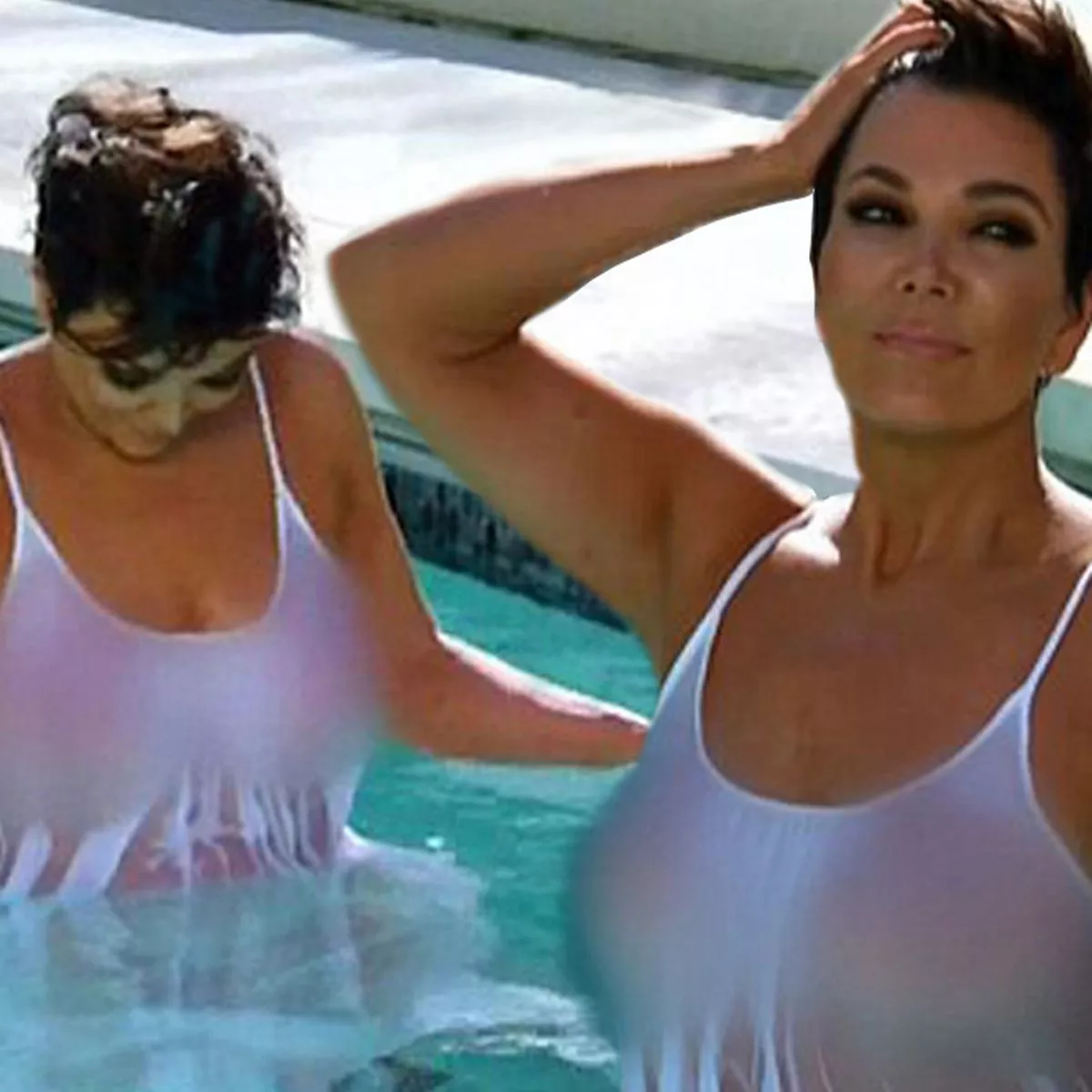 aura sweet recommends kris jenner nude pool pic