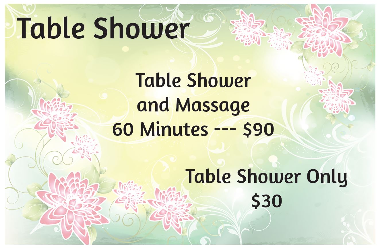 caroline papineau recommends Oriental Massage Table Shower