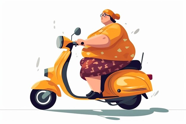 darryl bilodeau add fat girl on scooter photo