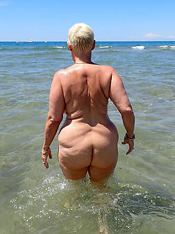 old granny on the beach porn