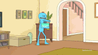 Mr Meeseeks Hes Trying Gif profile dramago
