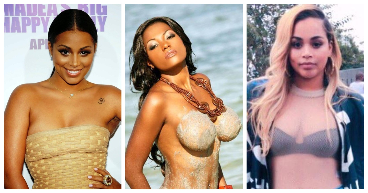 Lauren London Nip Slip moaning louder